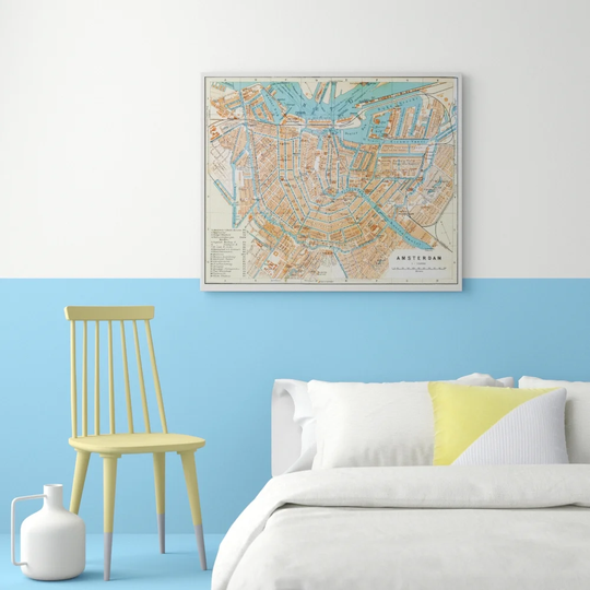 'Amsterdam' Graphic Art Print Poster