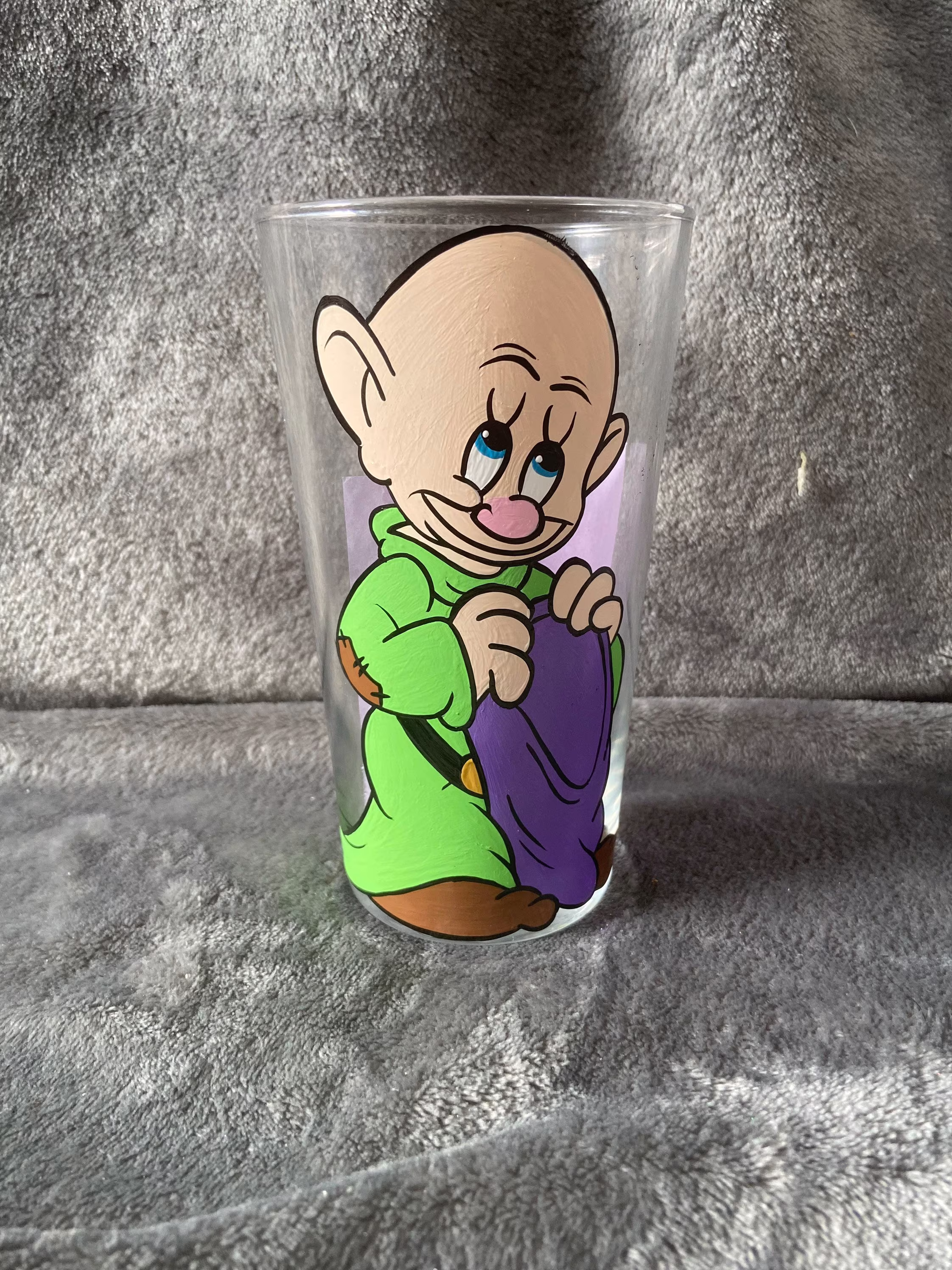Dopey Handpainted Pint Glass