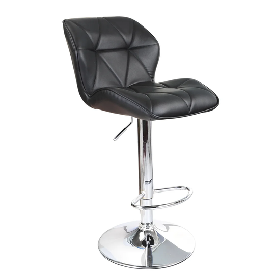Novalee Height Adjustable Swivel Bar Stool