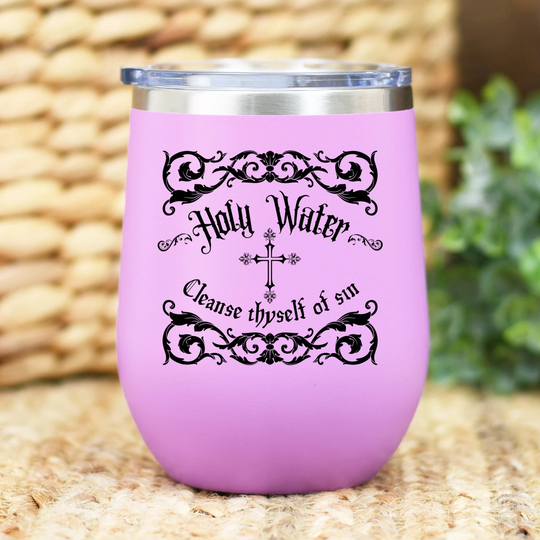 Bailey Sarian Holy Water Wine Tumbler, Merchandise, Nay I Say, Aqua Tofana, Suspish, Gothic