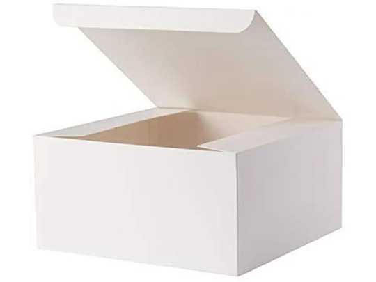 Giftol Gift Box 20 Pack 8 X 4 Inches Fold Paper Bridesmaids Proposal For Bridal Birthday Party Christmas(White)