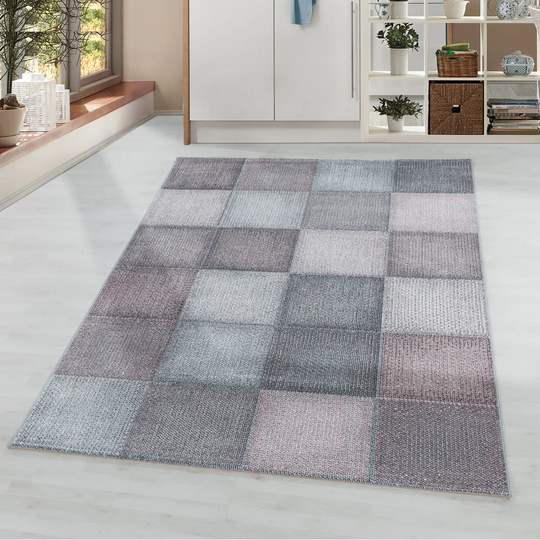 Laymon Flatweave Pink Rug