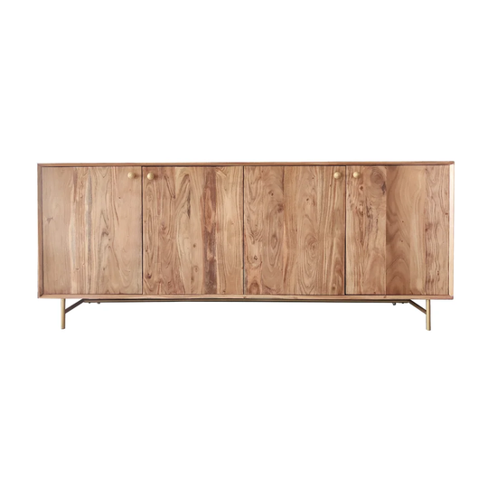 Carena 200 Cm Wide Acacia Wood Sideboard