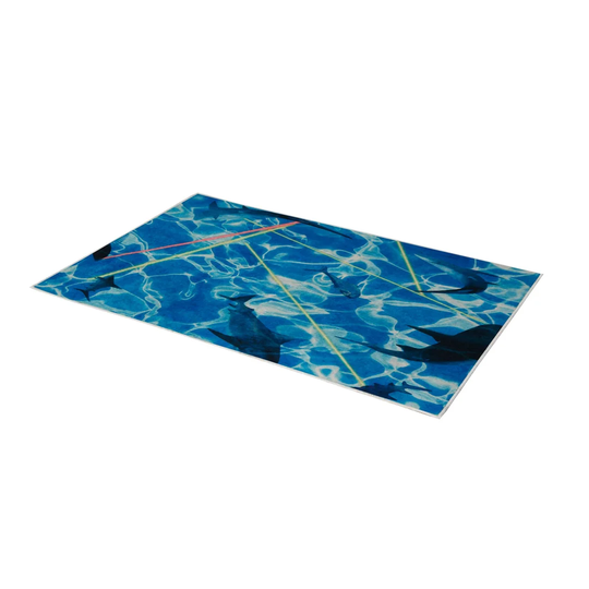 Conner Flatweave Blue/Beige Rug