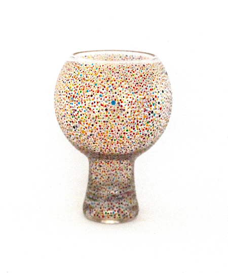 Polka Dot Gin Glass