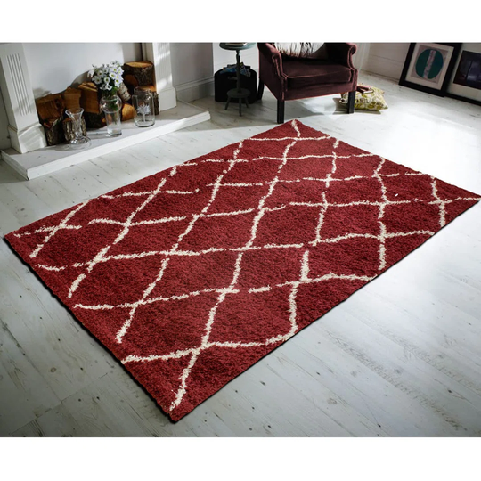 Sidley Flatweave Red/Cream Rug