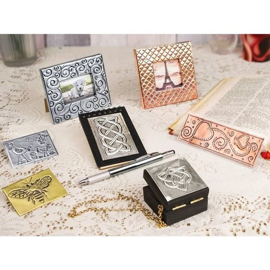 Metal Embossing Kit For Beginners | 7 Projects