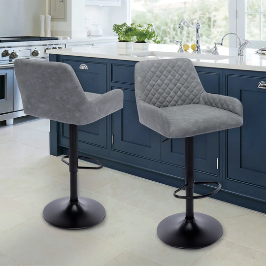 Darria Height Adjustable Swivel Bar Stool