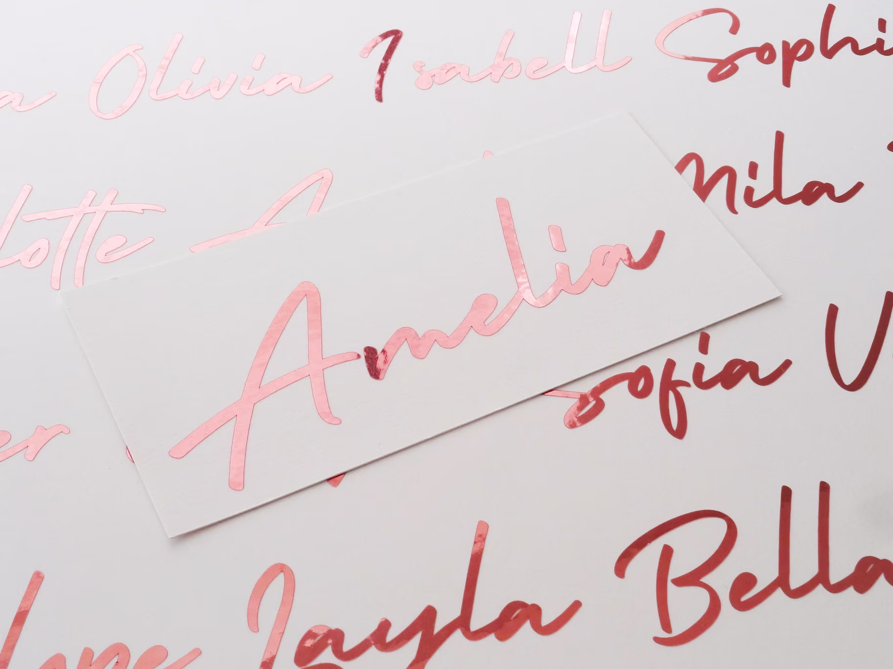 Handwritten Decal, Script Stickers, Calligraphy, Wedding Favor, Gift Box Decor, Wine Glass Vinyl Sticker, Bridesmaid Proposal