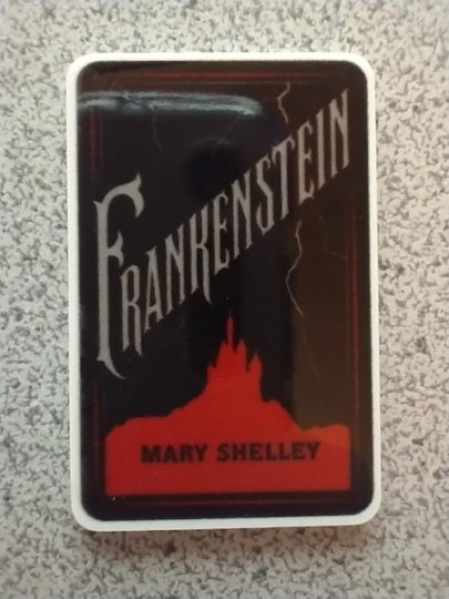 Frankenstein By Mary Shelley Cover Needleminder, Cross Stitch