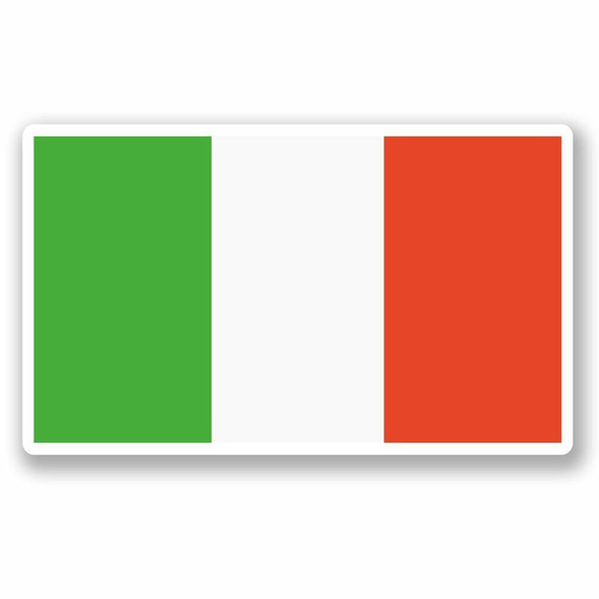 2 X 10cm Ireland Flag Vinyl Stickers - Irish Europe Travel Adventure World Location Country Decal Luggage Laptop Gift Sticker #5279