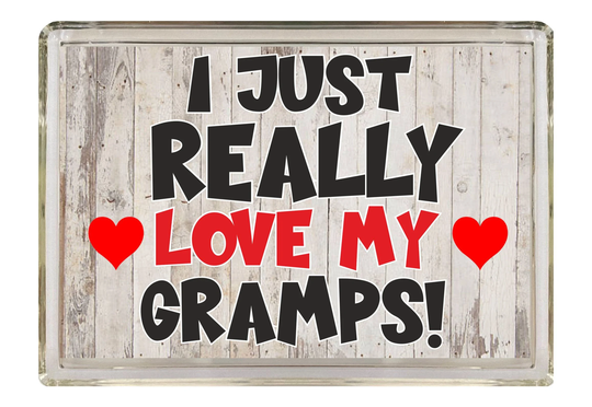 Nice Gift For Gramps - I Just Really Love My Novelty Fridge Magnet Great Present Grandad Fathers Day Birthday Christmas
