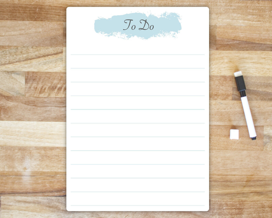 Things To Do, Dry Erase Whiteboard. Reusable To-Do List With Free Dry Wipe Pen.lots Of Colours Choose From