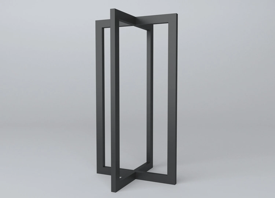 Bar Height Table Legs | Counter Customizable Round Steel Base For Pub Tables