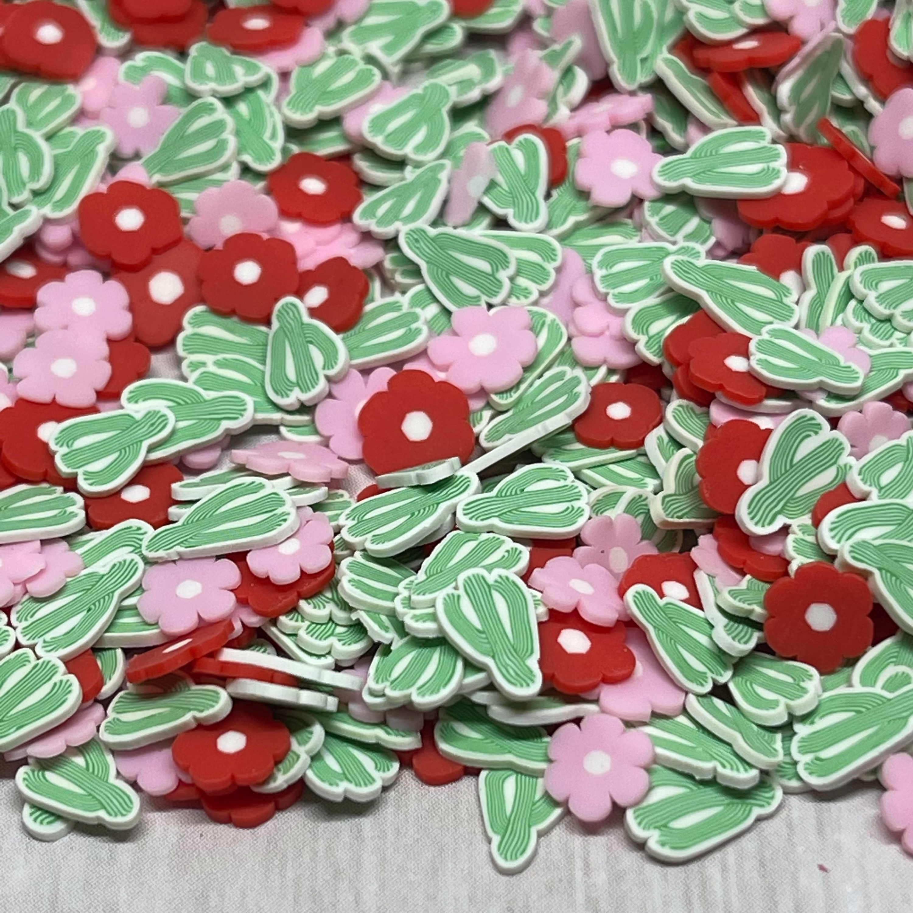 Fake Sprinkles, Polymer Flower Faux Fake Bake, Clay Slices, Slices