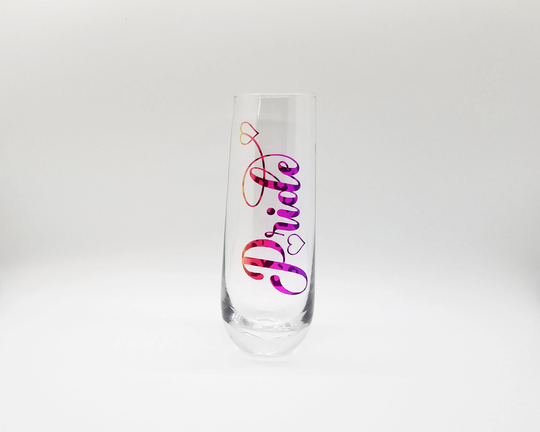 Lgbt Pride Champagne Flutes, Lgbtq Glass, Gifts, Lgbtq Glasses, Gifts Toasting Flute