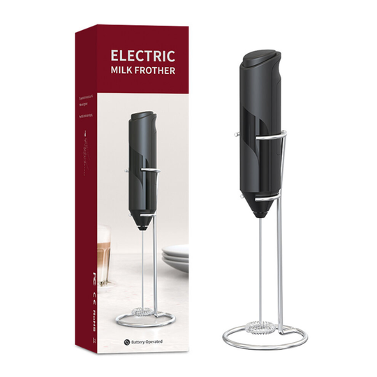 Electric Milk Frother Handheld Foam Maker Whisk Drink Mixer Blender UK