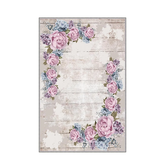 Kayla Flatweave Grey/White/Pink Rug