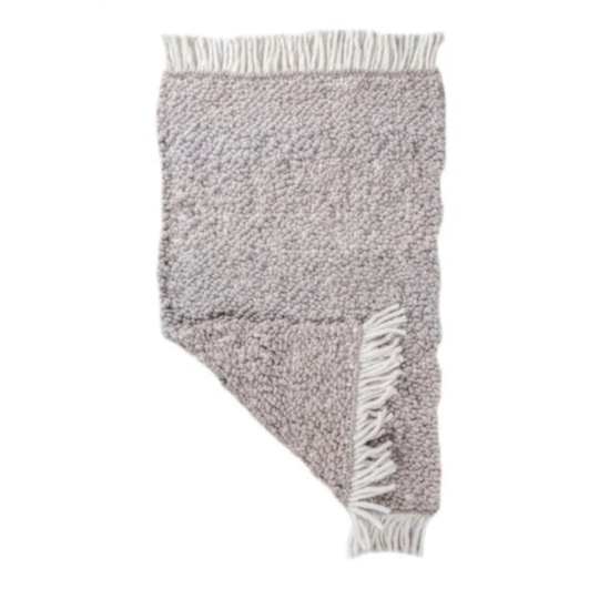 Ansgar Handwoven Wool Brown Rug