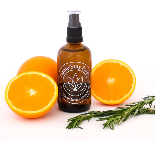 Orange & Rosemary, Room Spray, Yoga Pillow Chrsitmas Gift, Yoga, Relaxing, Essential Oils, Plant Based, New Home, 100Ml