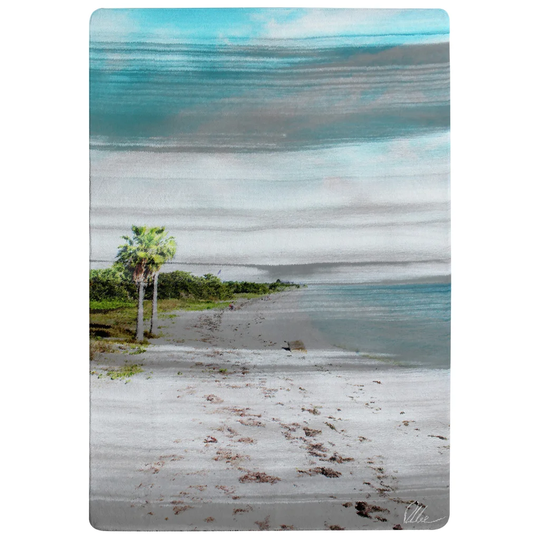 Clarendon S&B Beach Designer Shaggy Green/Teal Rug