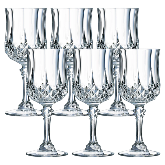 Longchamp 250ml Lead Free Crystal Red Wine Glass