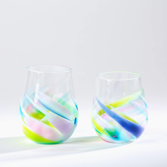 Spring Wine Glass Collection - Set Of Two
