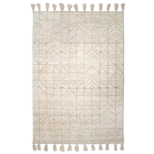 Malia Handmade Flatweave White Rug