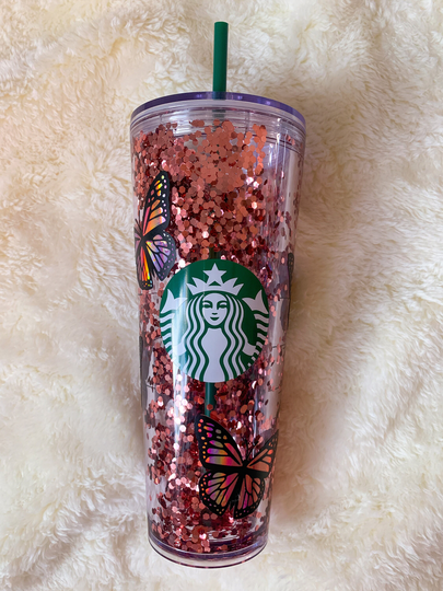 Snow Globe Starbucks Tumbler