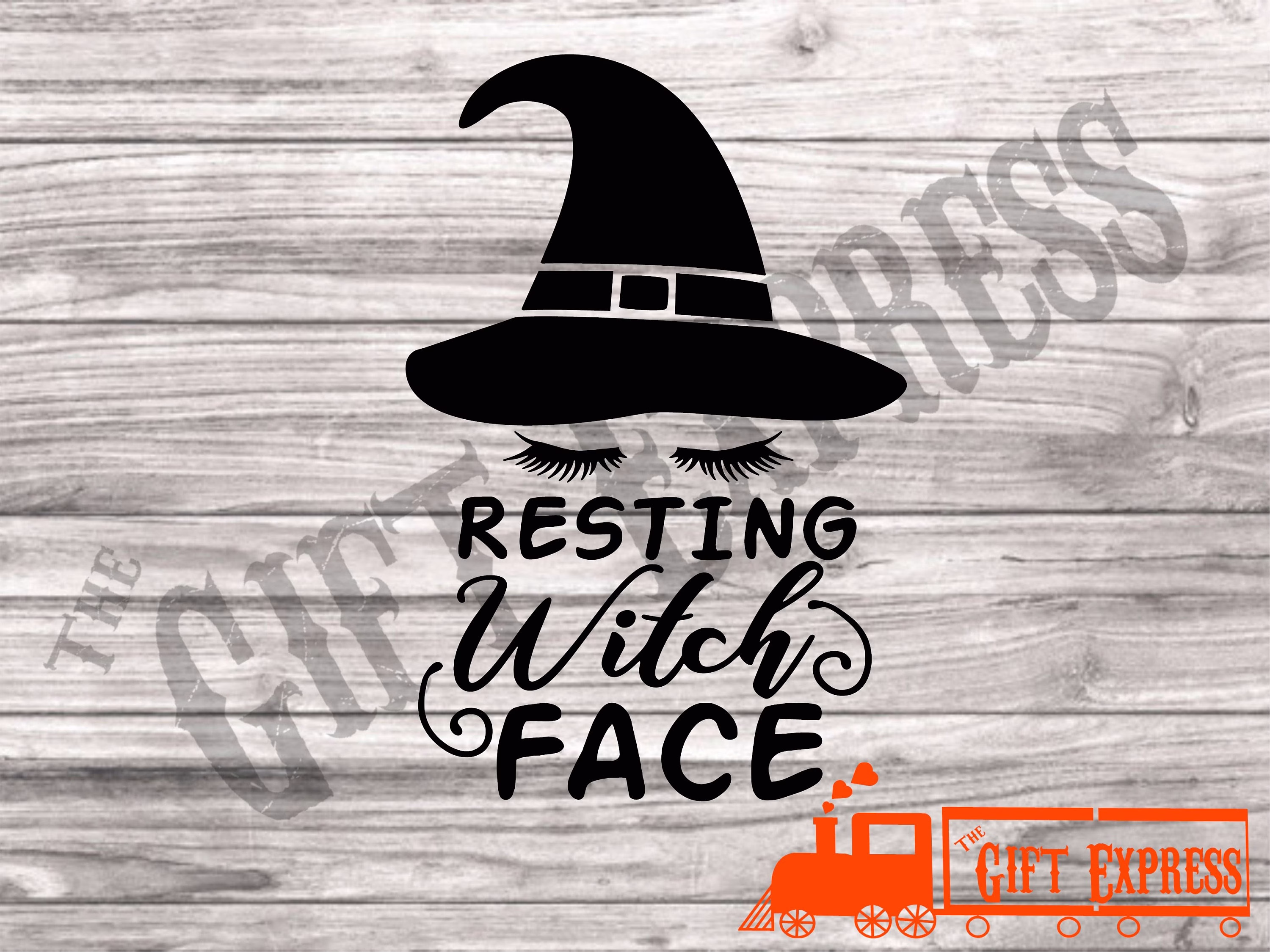Funny Resting Witch Face Decal/sticker-High Quality Outdoor Vinyl - 17 Color Choices/Car/Truck/Tumbler/Laptop/Fridge/Window/Mirror/Door/Quad