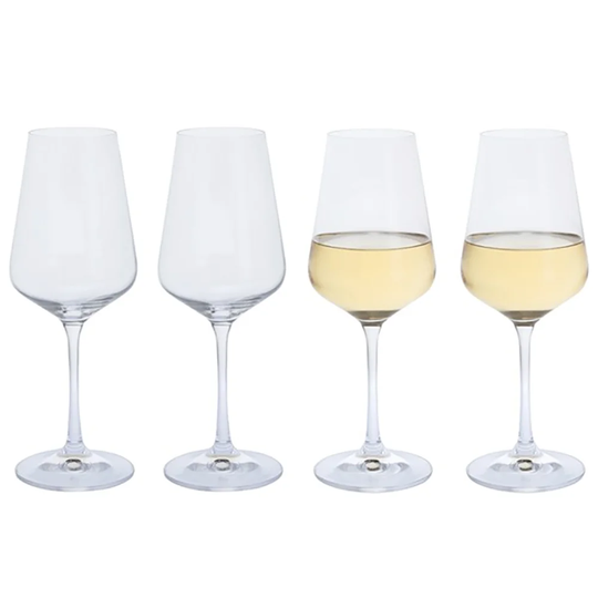 Cheers! 350ml Crystal White Wine Glass