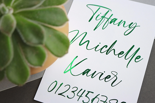 Custom Vinyl Lettering, Personalised Wedding Stickers, Glass Decals, Name Tags, Labels, Calligraphy Decals