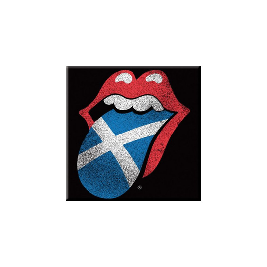 The Rolling Stones Tongue Scotland Fridge Magnet. -