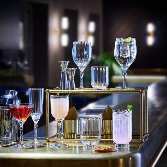 Bormioli Rocco Florian Champagne Cocktail Saucers - 240Ml - Clear - Pack Of 6