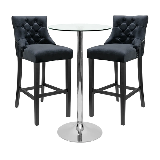 Geremia Dining Set with 2 Chairs