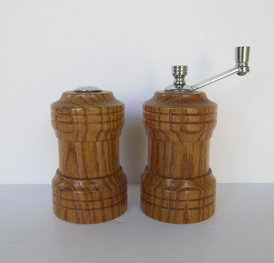 Olde Thompson Wood Salt Shaker & Pepper Mill Set