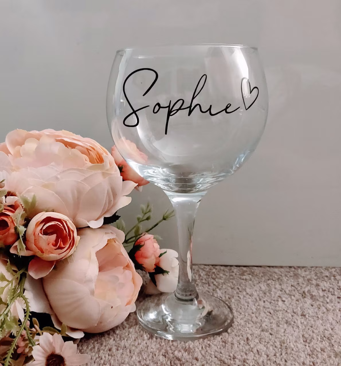 Personalised Gin Glass - Gift For Her Gifts Customised Mother Grandma Friend Christmas Gift