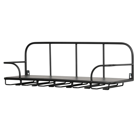 Dennard 6 Bottle Wall Mounted Wine Glass Rack