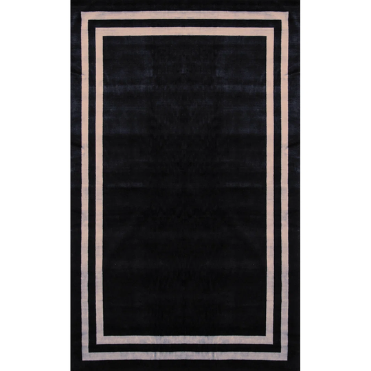 Dannyelle Hand Knotted Black/Grey Rug
