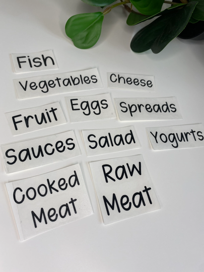 Custom Made Vinyl Labels | Any Word Name Personalised Stickers