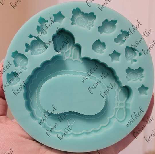 Submarine Window Shaker & Bits Silicone Mold