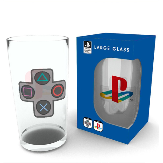 Playstation Buttons Pint Glass