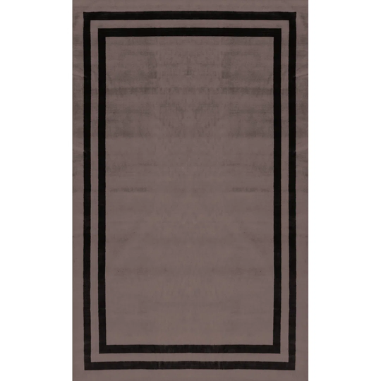 Dannyel Hand Knotted Black/Brown Rug