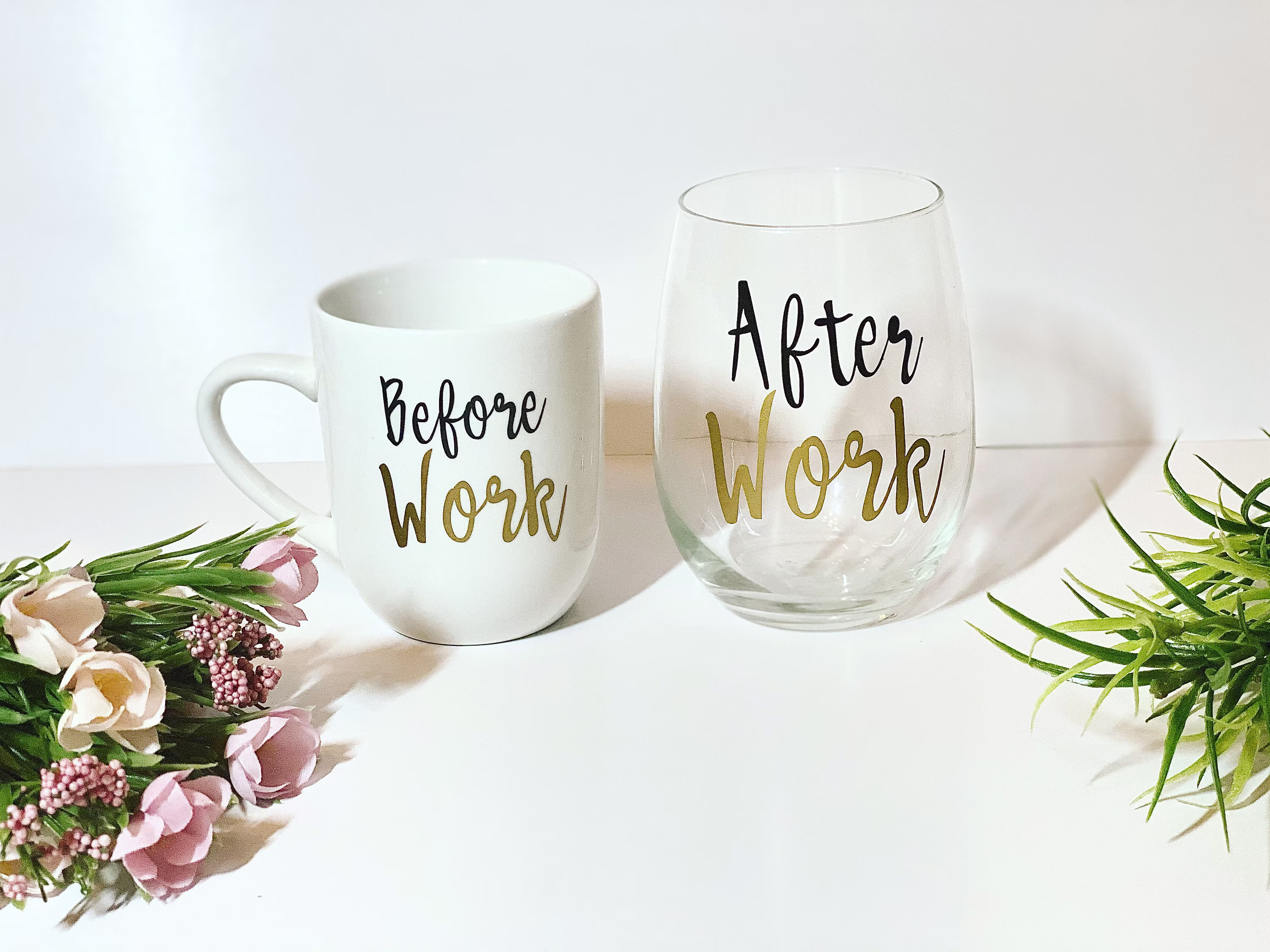 Before & After Work | Mug & Wine Set