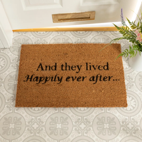 Avanna And They Lived Happily Ever After Fairy-tale Style Doormat