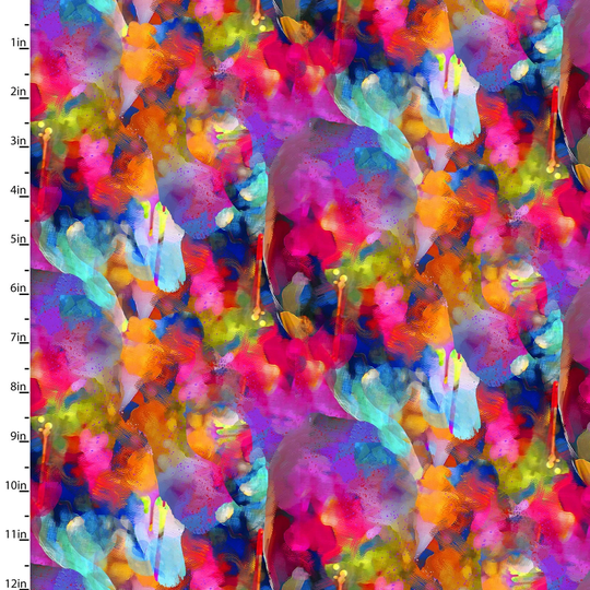 Rhythm & Hues - Color Vibe By Connie Haley For 3 Wishes Fabric Sold The Yard & Cut Continuous in Stock & Ships Today