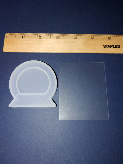 Fish Bowl/Snow Globe Shaped Shaker Mold With Film