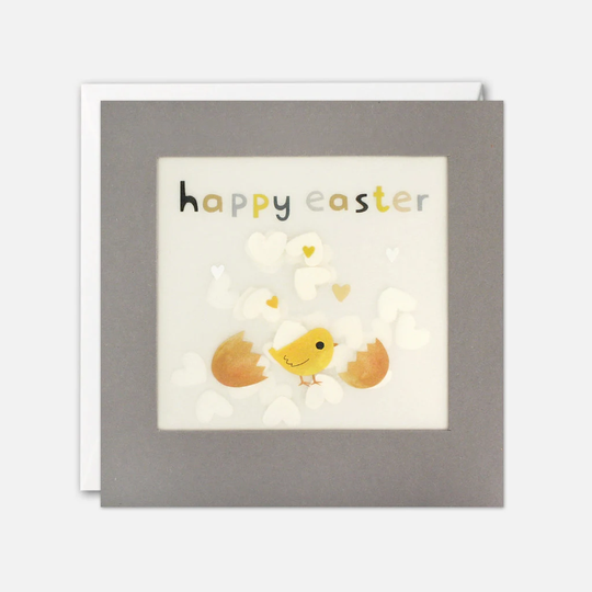 Chick Easter Card With Paper Confetti - Shakies By James Ellis