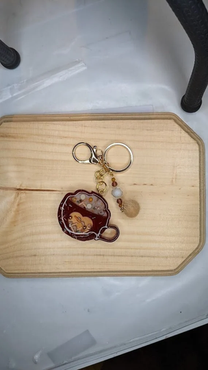Cup O' Pumpkin Coffee Shaker Keychain