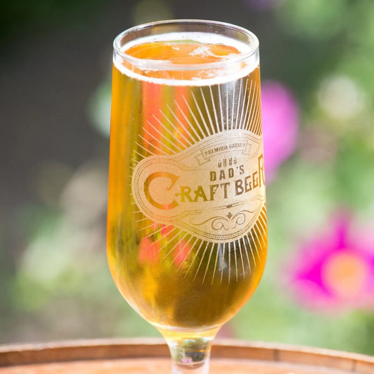 Tall Personalised Craft Beer Lager Glass, Engraved Vintage Style Ipa Gift Boxed